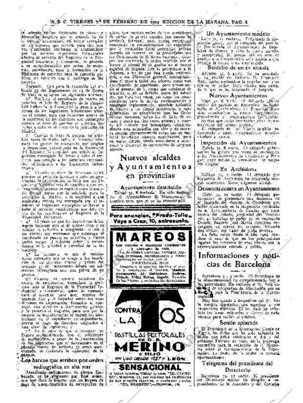 ABC MADRID 01-02-1924 página 8