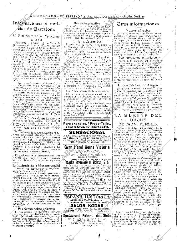 ABC MADRID 02-02-1924 página 12