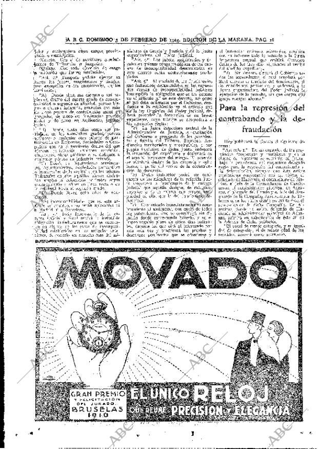 ABC MADRID 03-02-1924 página 16