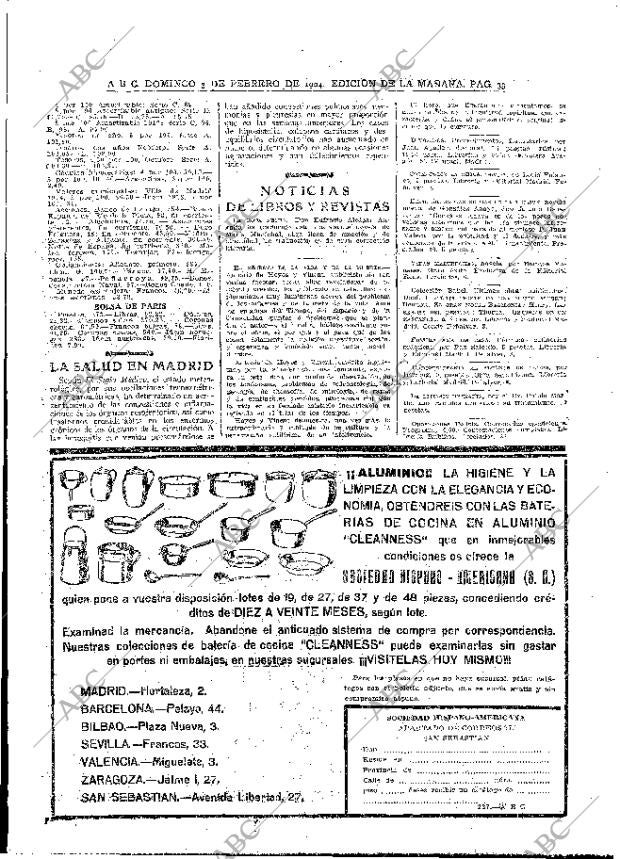 ABC MADRID 03-02-1924 página 33