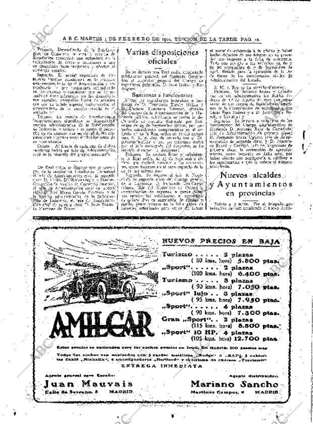 ABC MADRID 05-02-1924 página 10