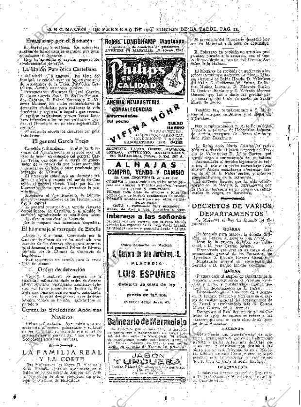 ABC MADRID 05-02-1924 página 12