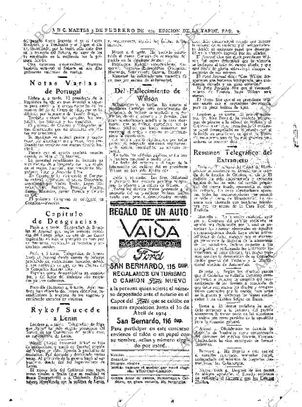 ABC MADRID 05-02-1924 página 20