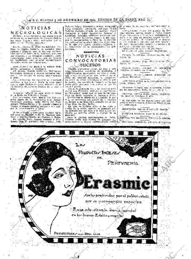 ABC MADRID 05-02-1924 página 25