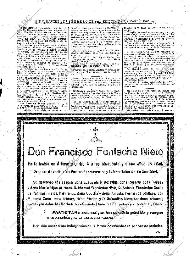 ABC MADRID 05-02-1924 página 27