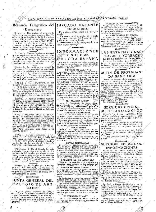 ABC MADRID 09-02-1924 página 21