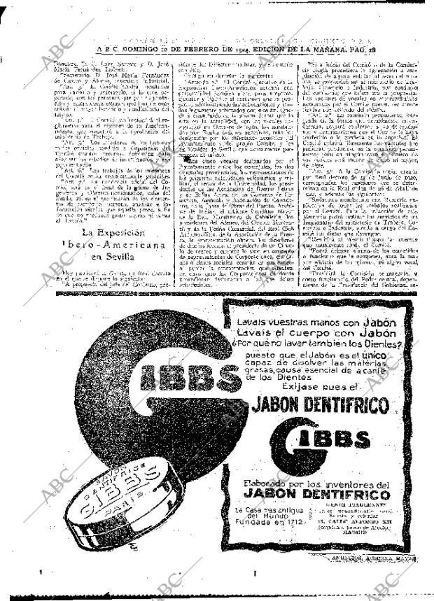 ABC MADRID 10-02-1924 página 18