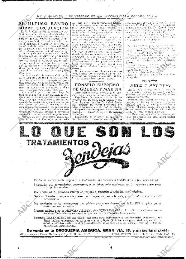 ABC MADRID 10-02-1924 página 22