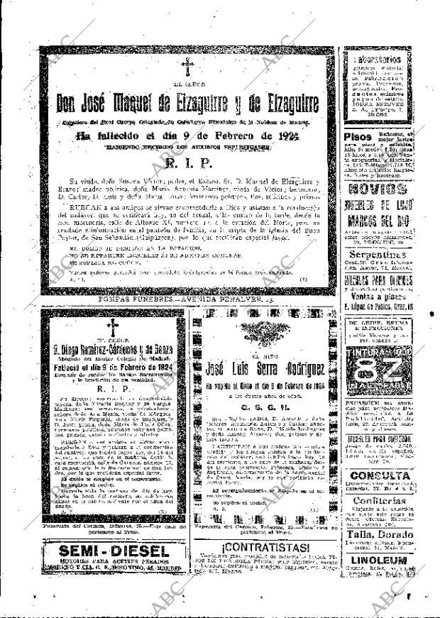 ABC MADRID 10-02-1924 página 45