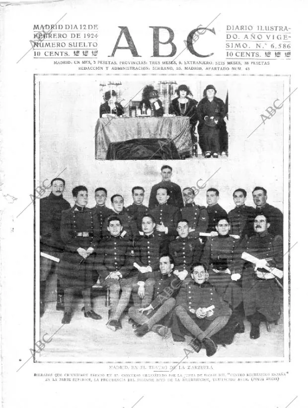 ABC MADRID 12-02-1924 página 1