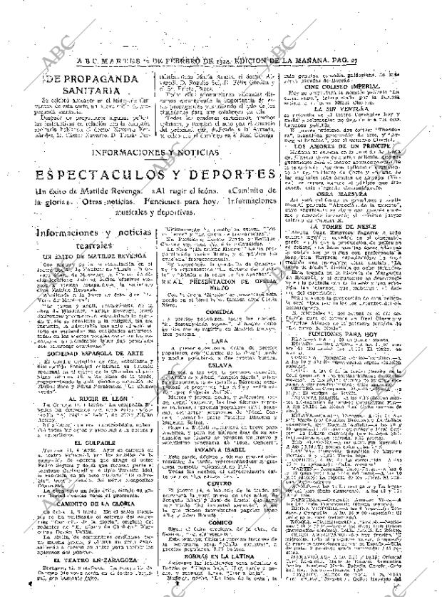 ABC MADRID 12-02-1924 página 27