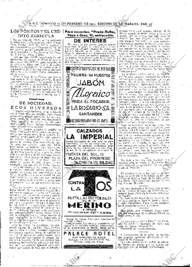 ABC MADRID 17-02-1924 página 25