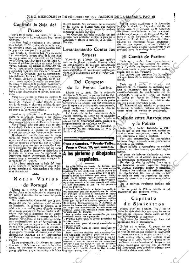 ABC MADRID 20-02-1924 página 18