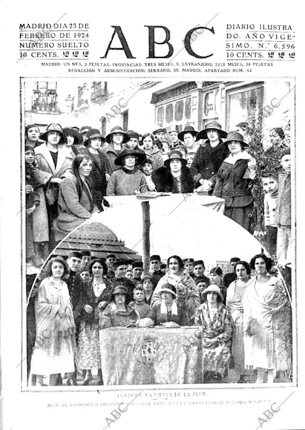 ABC MADRID 23-02-1924 página 1