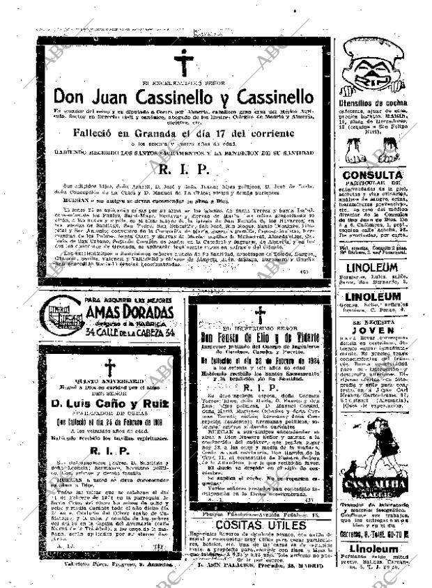 ABC MADRID 23-02-1924 página 28