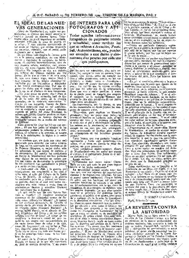 ABC MADRID 23-02-1924 página 7