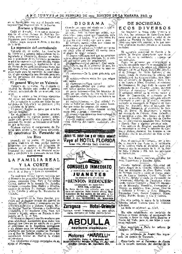 ABC MADRID 28-02-1924 página 13