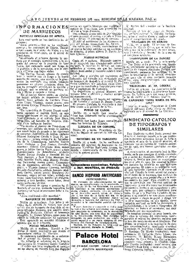 ABC MADRID 28-02-1924 página 21