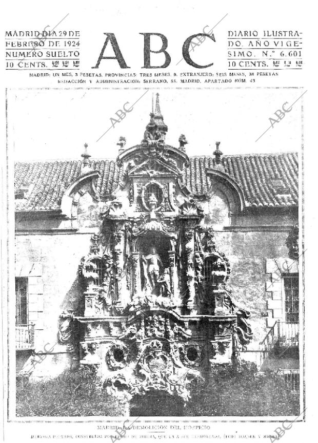 ABC MADRID 29-02-1924 página 1