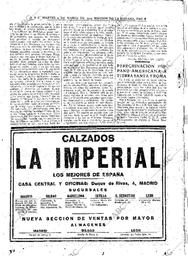 ABC MADRID 04-03-1924 página 8