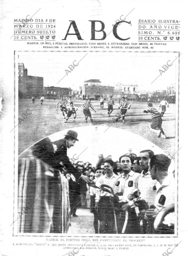 ABC MADRID 05-03-1924 página 1