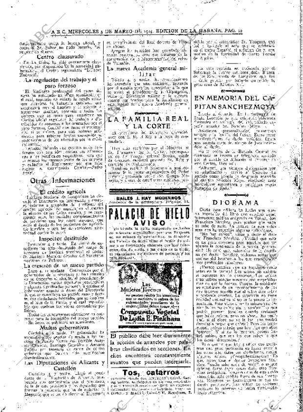 ABC MADRID 05-03-1924 página 12