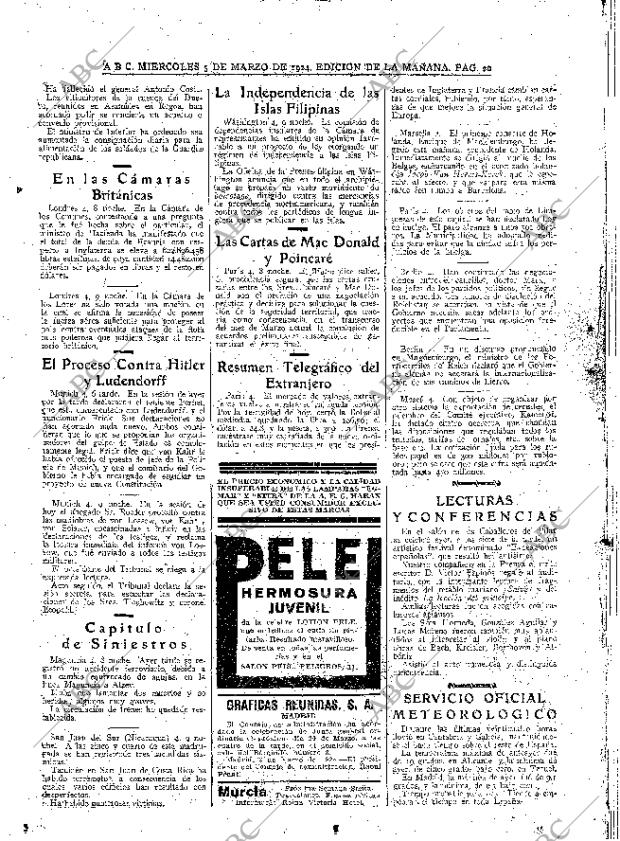 ABC MADRID 05-03-1924 página 20