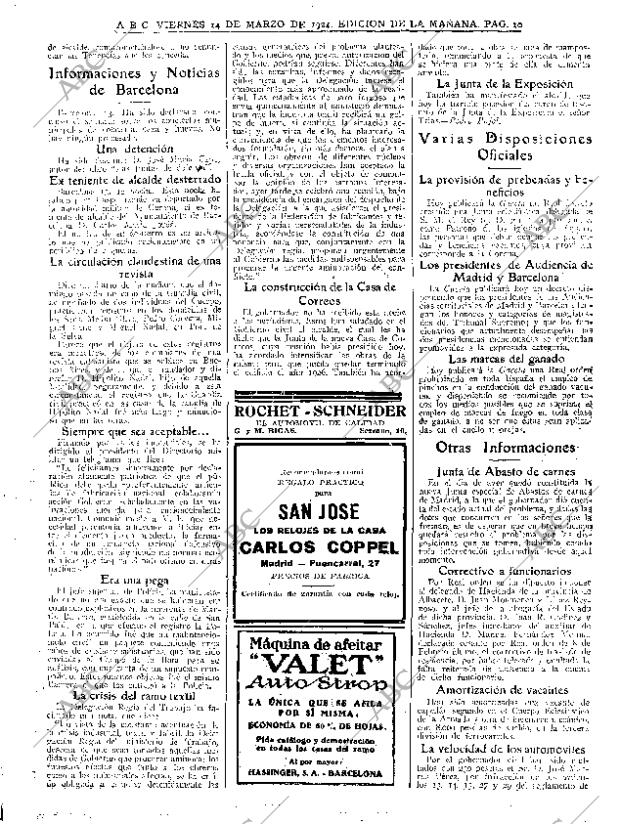 ABC MADRID 14-03-1924 página 10