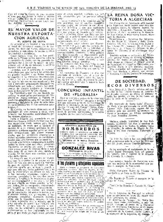 ABC MADRID 14-03-1924 página 13