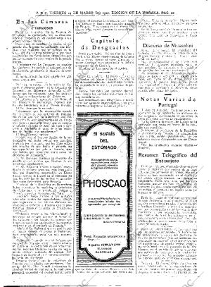 ABC MADRID 14-03-1924 página 20