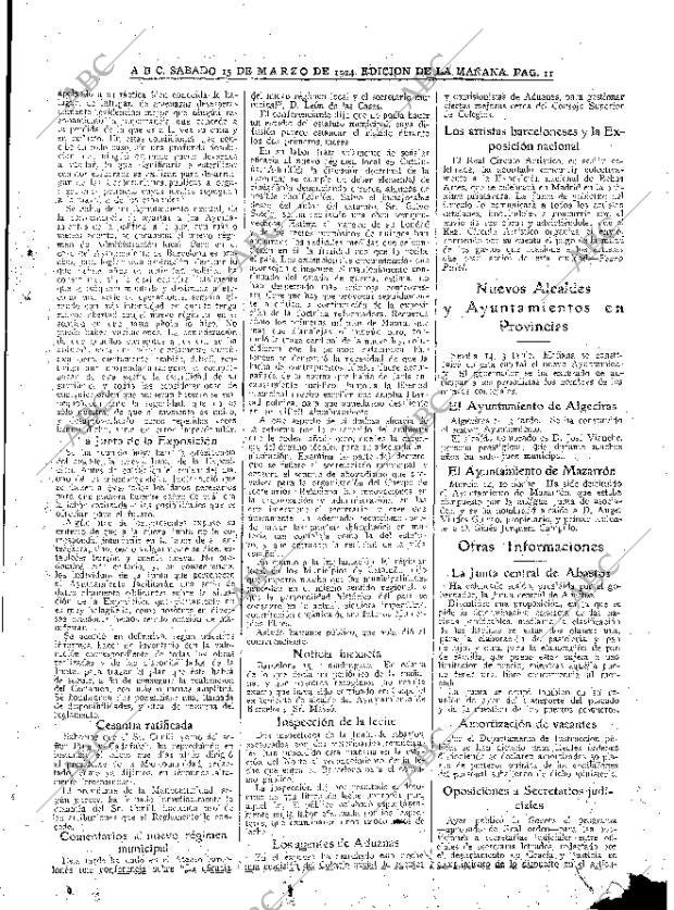 ABC MADRID 15-03-1924 página 11