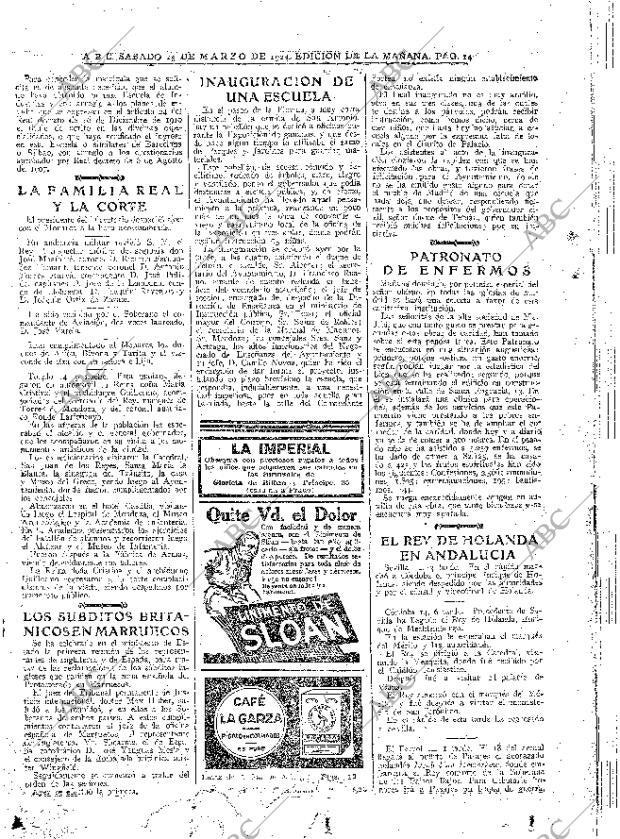 ABC MADRID 15-03-1924 página 14