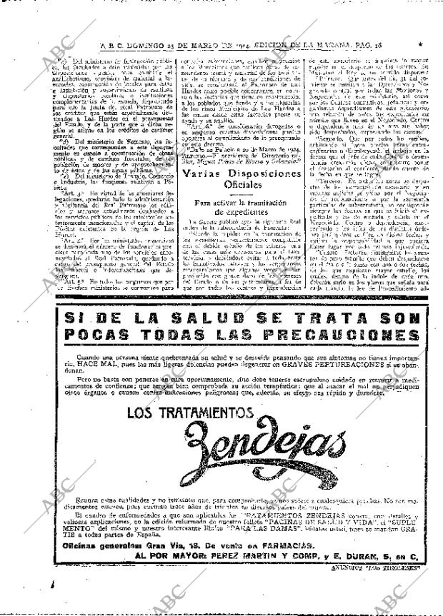 ABC MADRID 23-03-1924 página 16