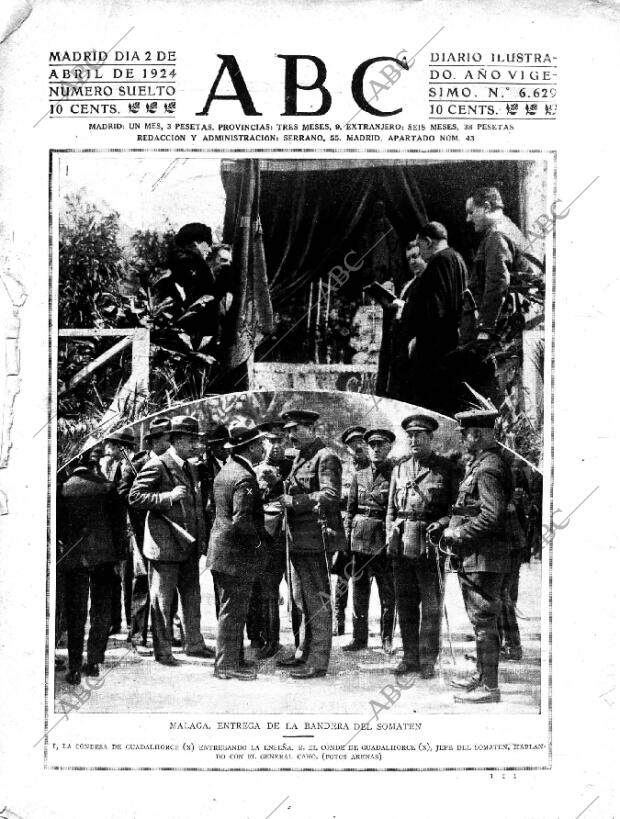 ABC MADRID 02-04-1924 página 1