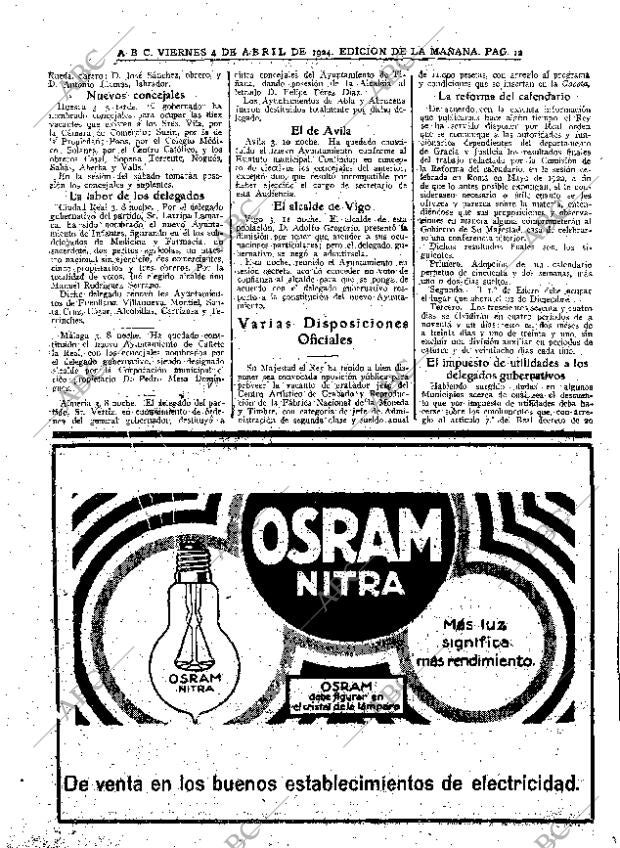 ABC MADRID 04-04-1924 página 12