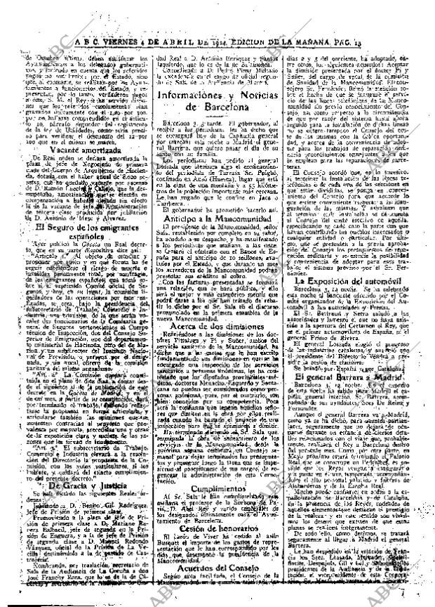 ABC MADRID 04-04-1924 página 13