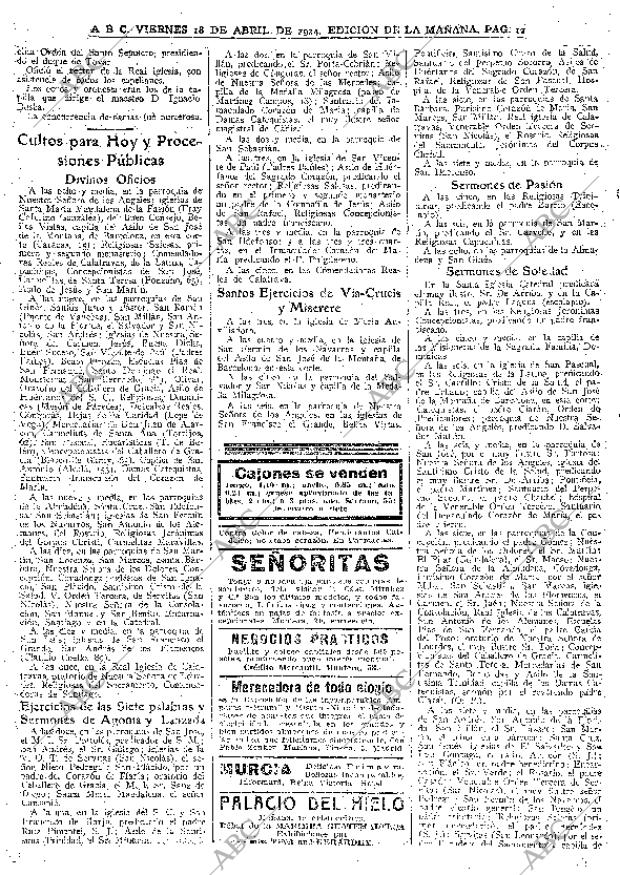 ABC MADRID 18-04-1924 página 12