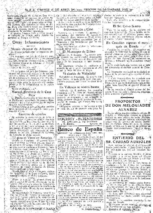 ABC MADRID 18-04-1924 página 20