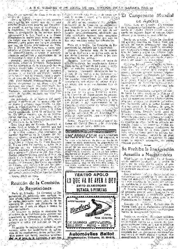 ABC MADRID 18-04-1924 página 22