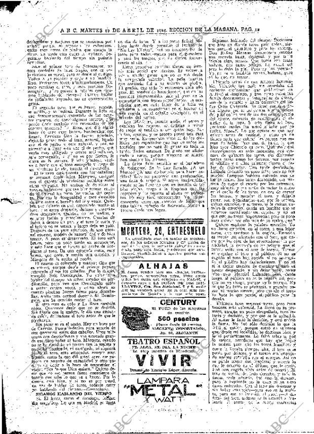 ABC MADRID 22-04-1924 página 12