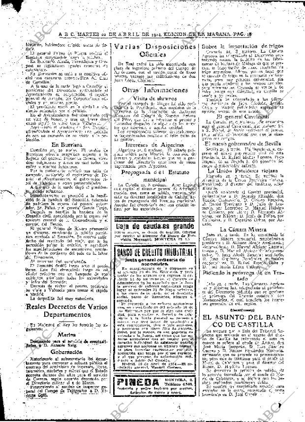 ABC MADRID 22-04-1924 página 18