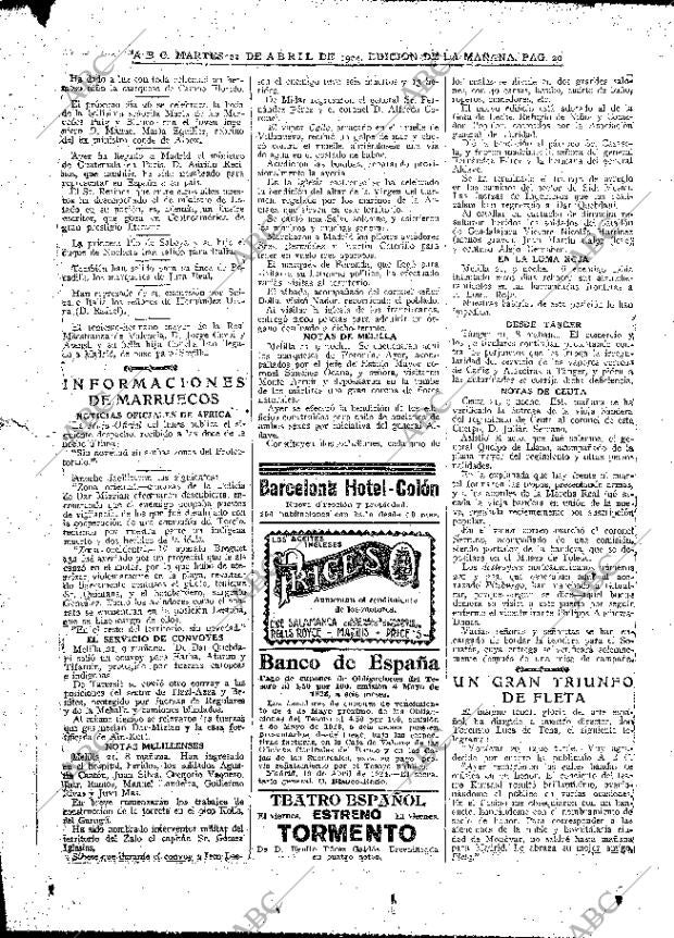 ABC MADRID 22-04-1924 página 20