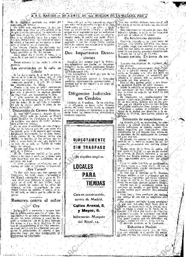 ABC MADRID 22-04-1924 página 9