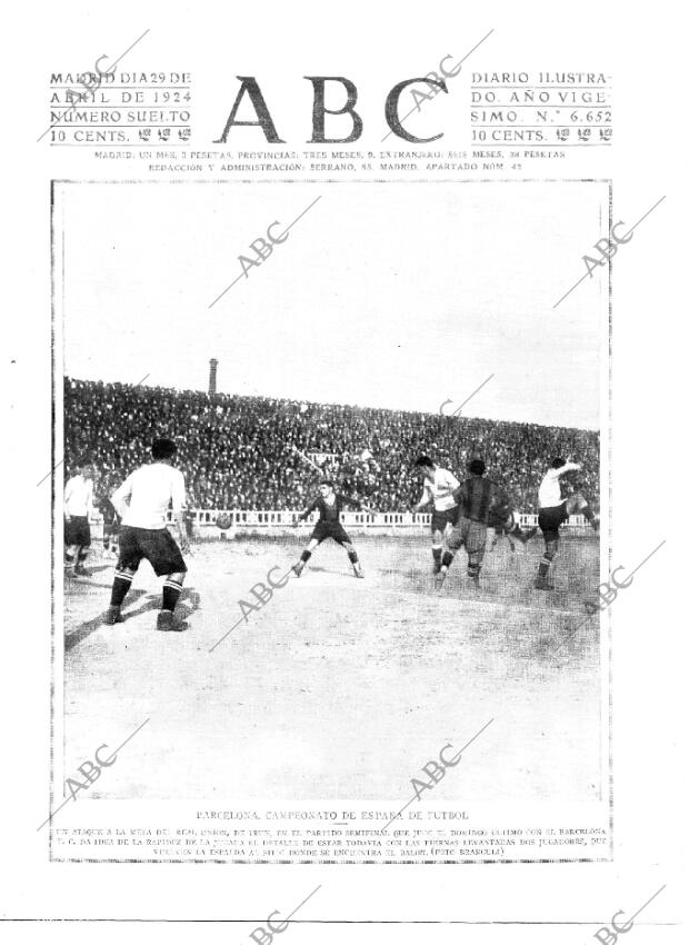 ABC MADRID 29-04-1924 página 1