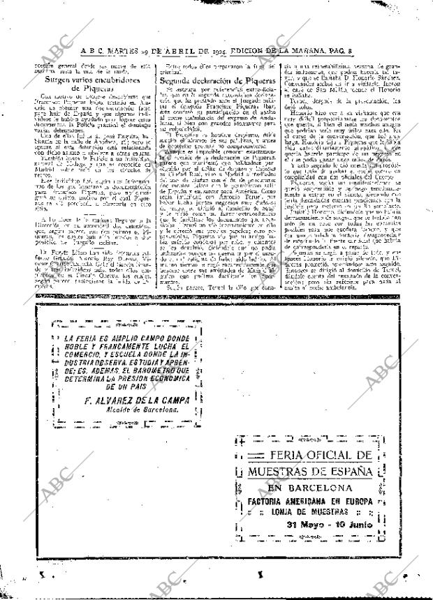 ABC MADRID 29-04-1924 página 8