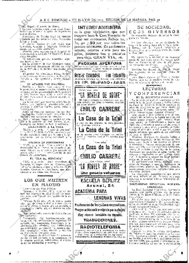 ABC MADRID 04-05-1924 página 30