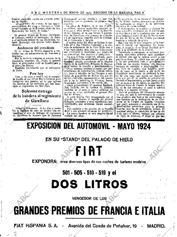 ABC MADRID 06-05-1924 página 8