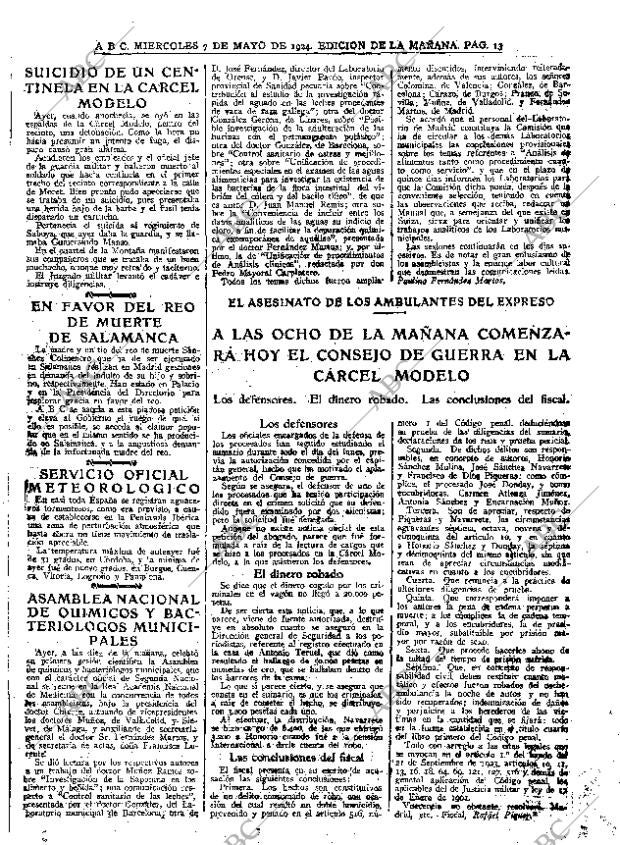 ABC MADRID 07-05-1924 página 13