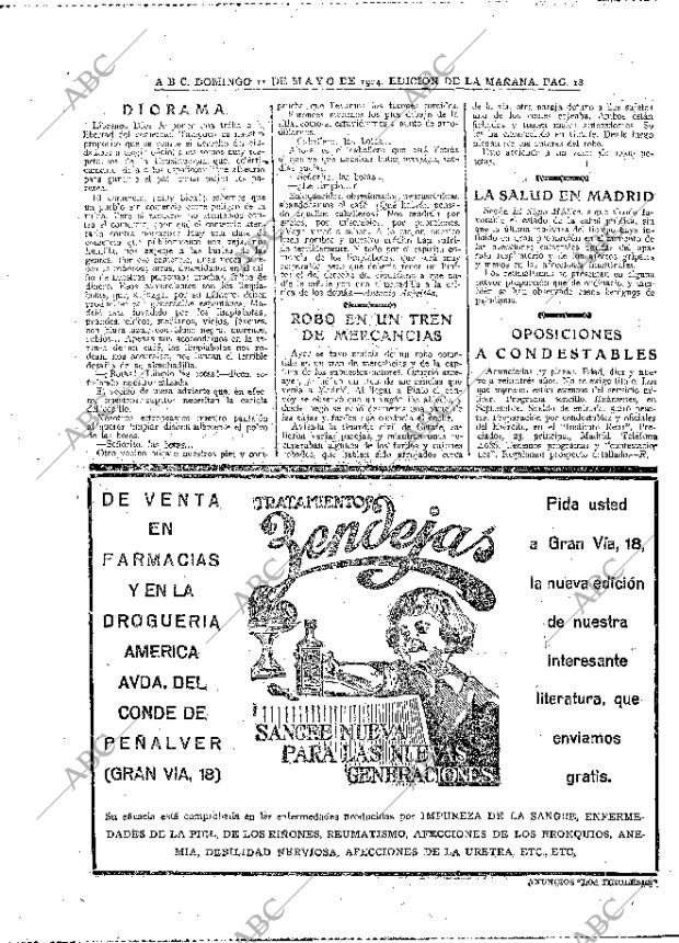 ABC MADRID 11-05-1924 página 18