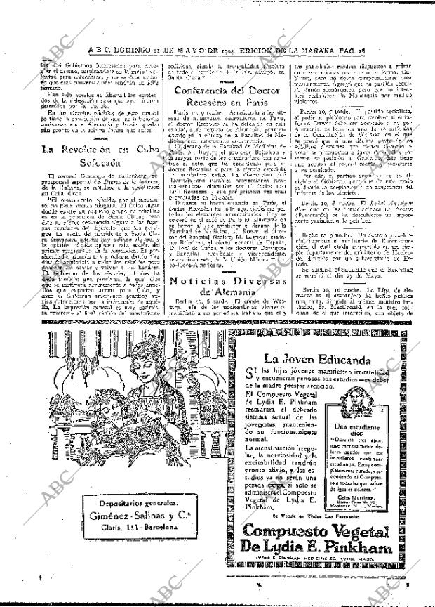 ABC MADRID 11-05-1924 página 28